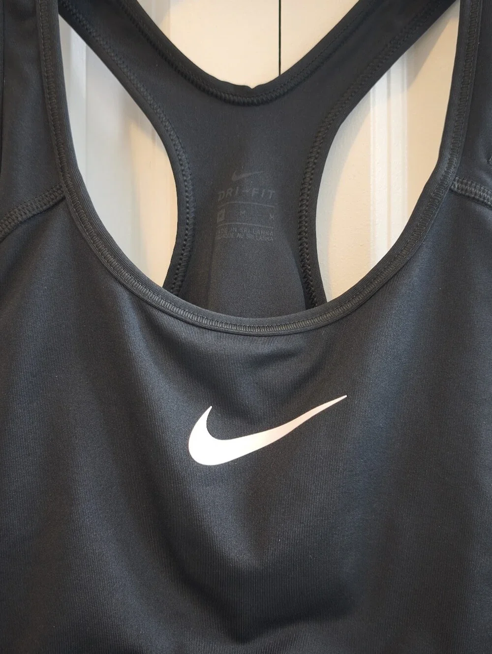 Nike Women's Black Dri-FIT Sports Bra - Black